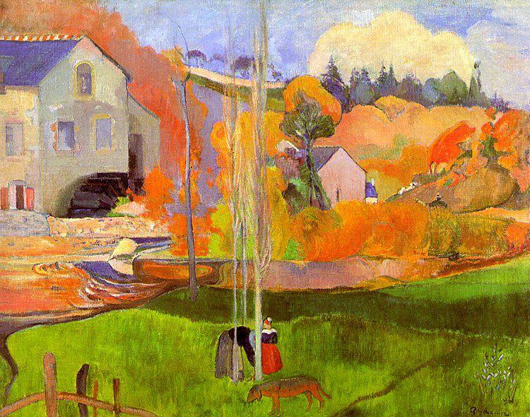 Paul Gauguin Breton Landscape China oil painting art